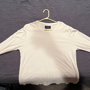 PacSun Cream Long Sleeve Top